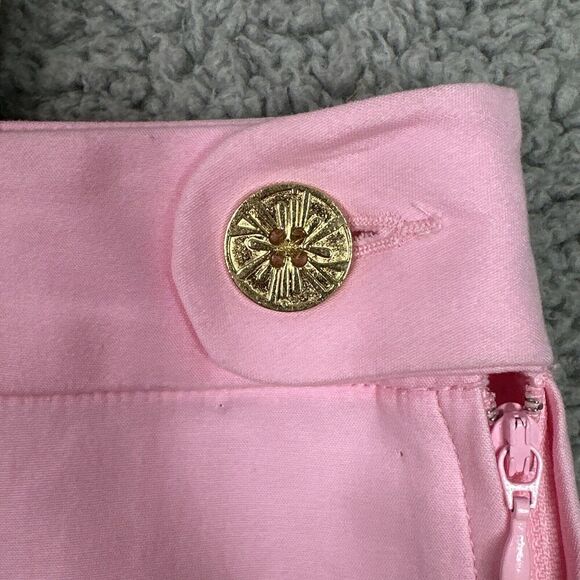 Lilly Pulitzer Alessi Stretch Shorts Size 14 Pink Blossom‎ High Rise NWT $78 - Picture 3 of 9